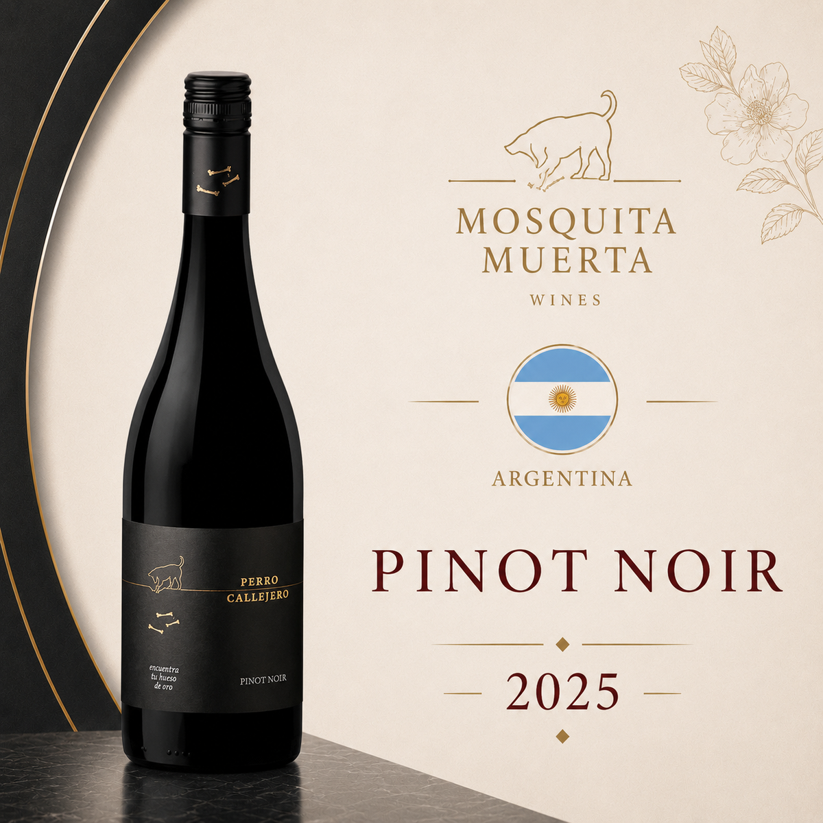Mosquita Muerta Perro Callejero Pinot Noir 2025 – Vinho Tinto Seco 750ml