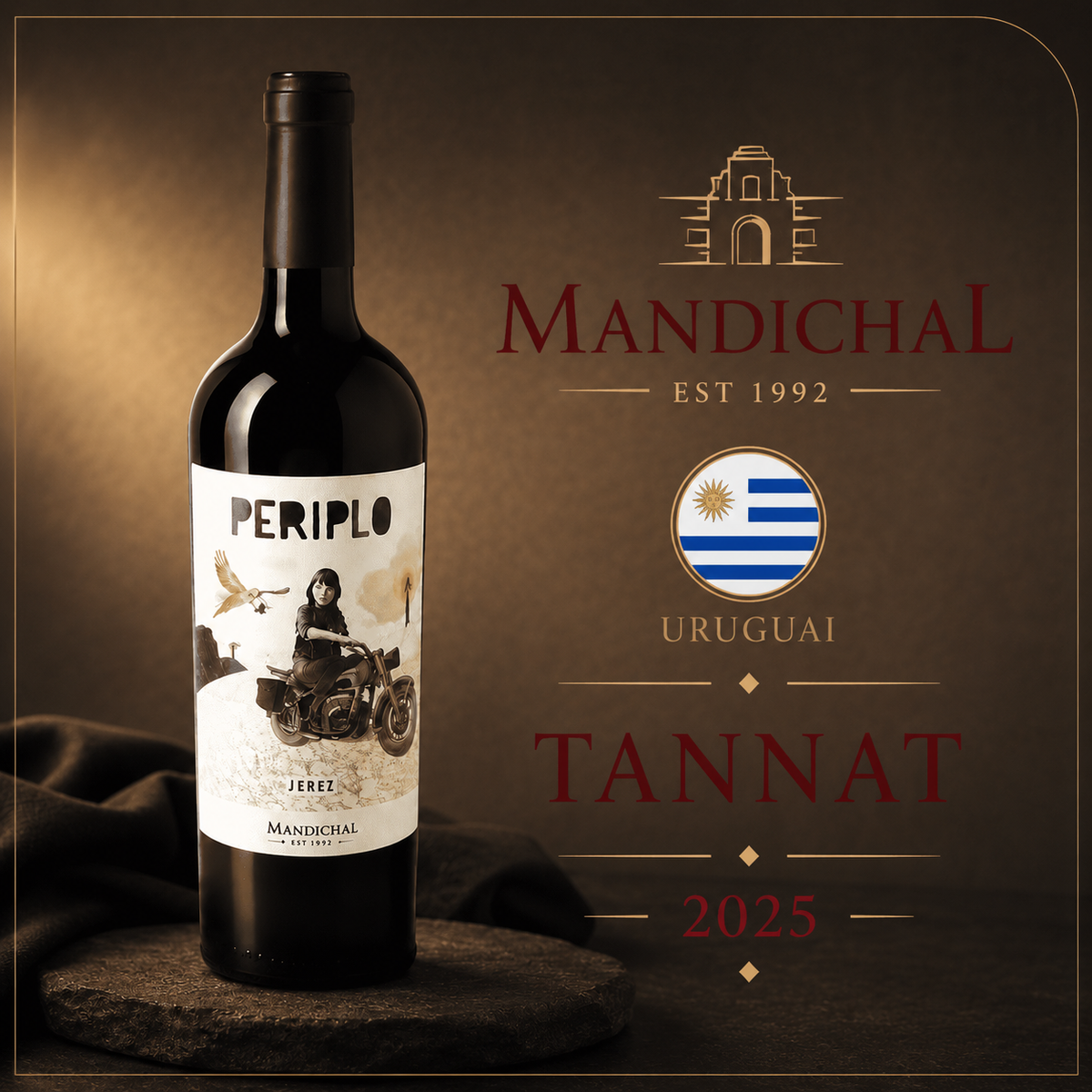 Periplo Tannat – Vinho Fino Tinto Seco 750ml